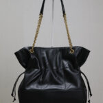 Saint Laurent Jamie 4.3 Sheepskin Tote Bag Black